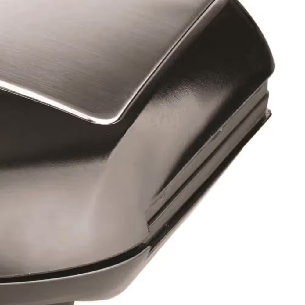 750 W Black Nonstick Compact Dual Sandwich Maker