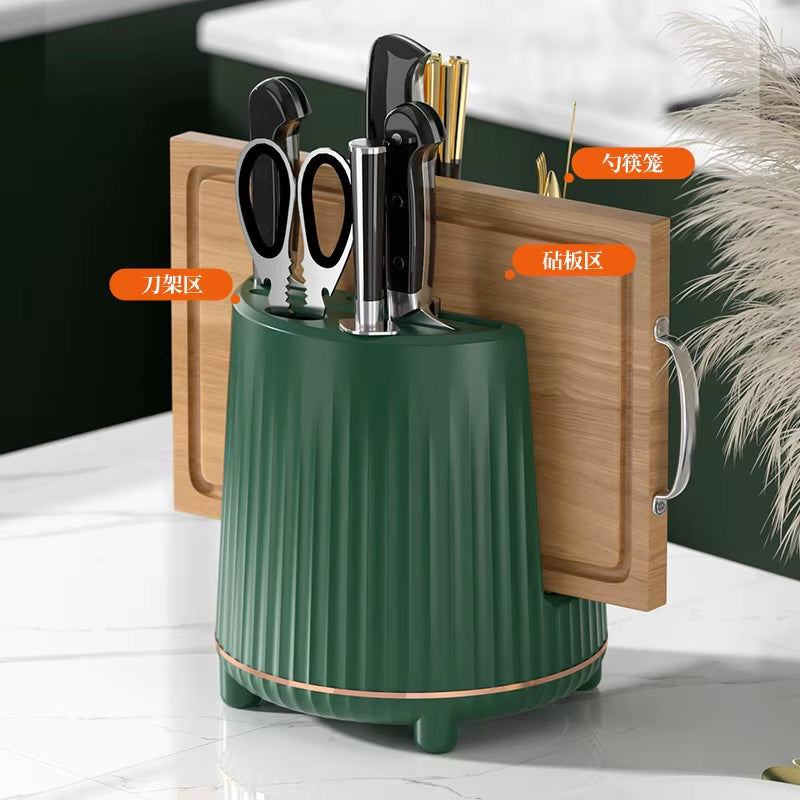 Kitchen Organizer Accessories Plastic Rotating Shelf 360 Degree Space-Saving Kitchen Storage Holders Racks