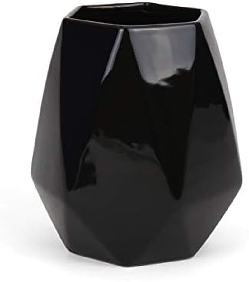 Ceramic Utensil Holder - Kitchen Utensil Holder - Utensil Crock - Utensil Caddy/Container Utensil Holder (Geometric)