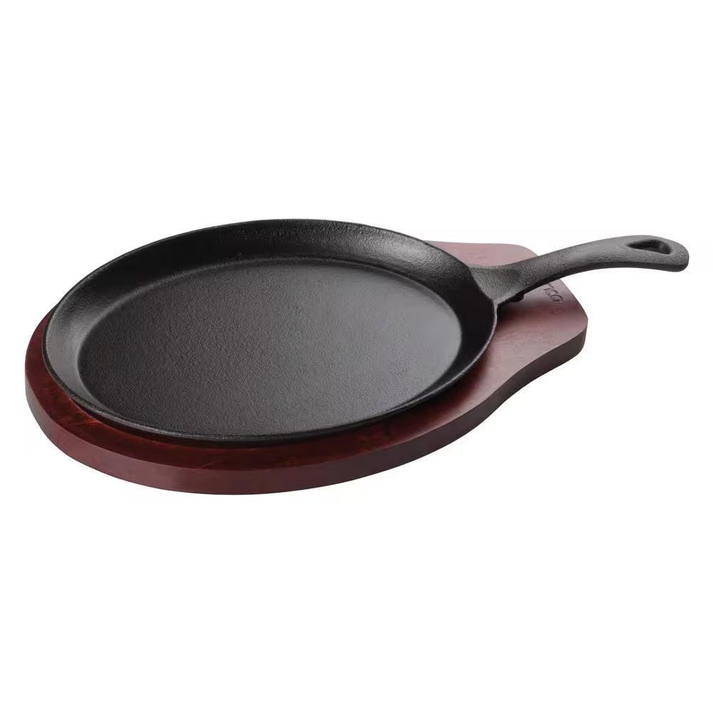 Fajita Server Set, 2-Pcs, Cast Iron