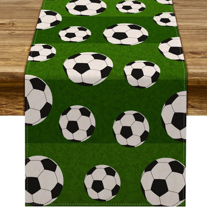Decorative Football Theme Table Runner