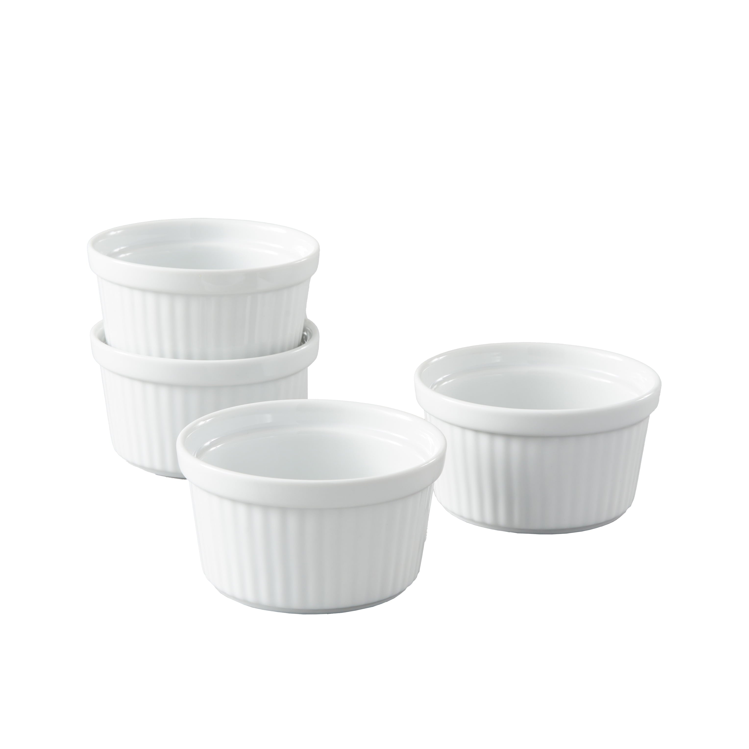 Acacia Wood Ramekin Caddy Set, 1.12 Pounds