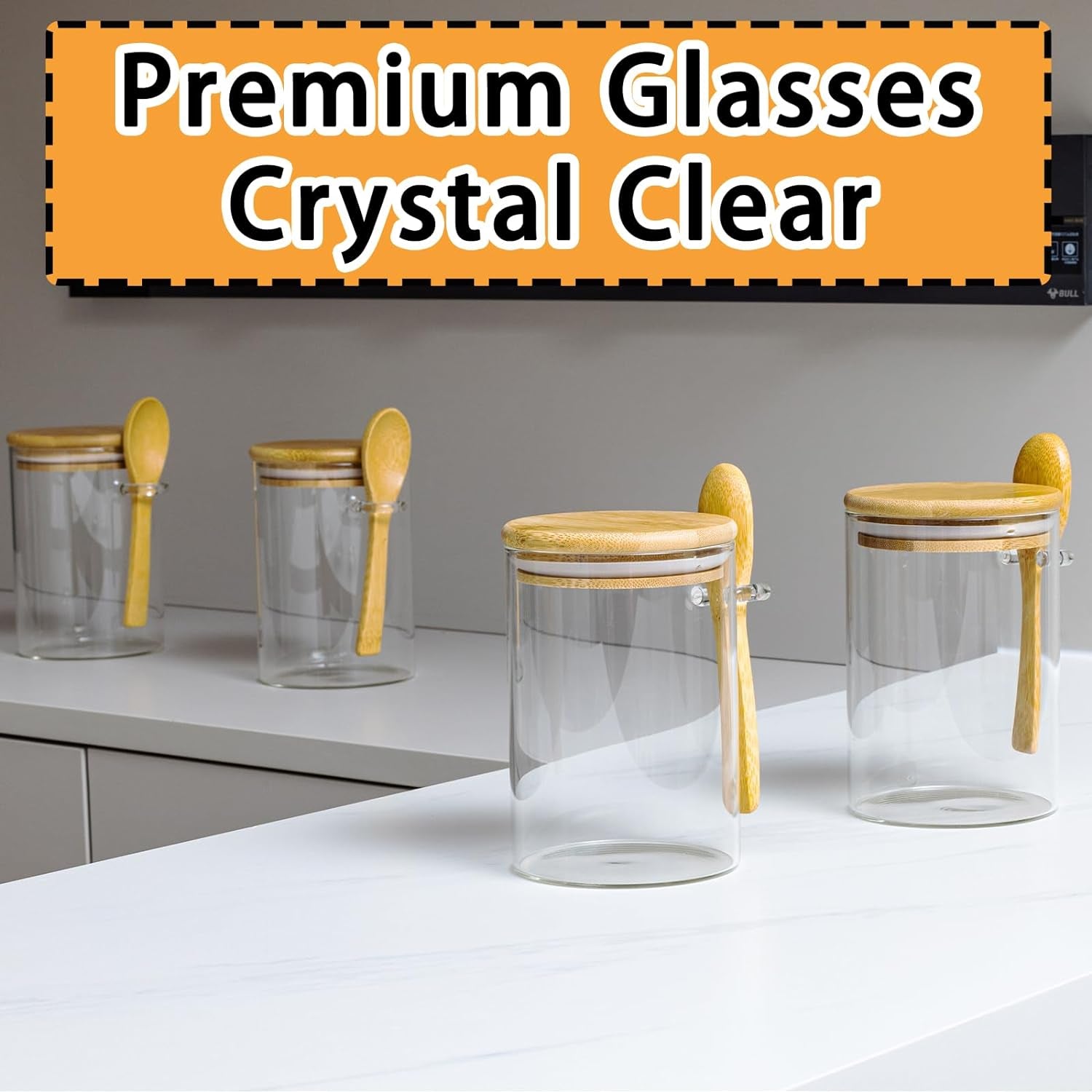 Overnight Oats Containers with Lids,16Oz Overnight Oats Jars 4 Pack, Oatmeal Cups,Meal Prep Containers,Glass Meal Prep Containers with Lids,China Pudding Jars