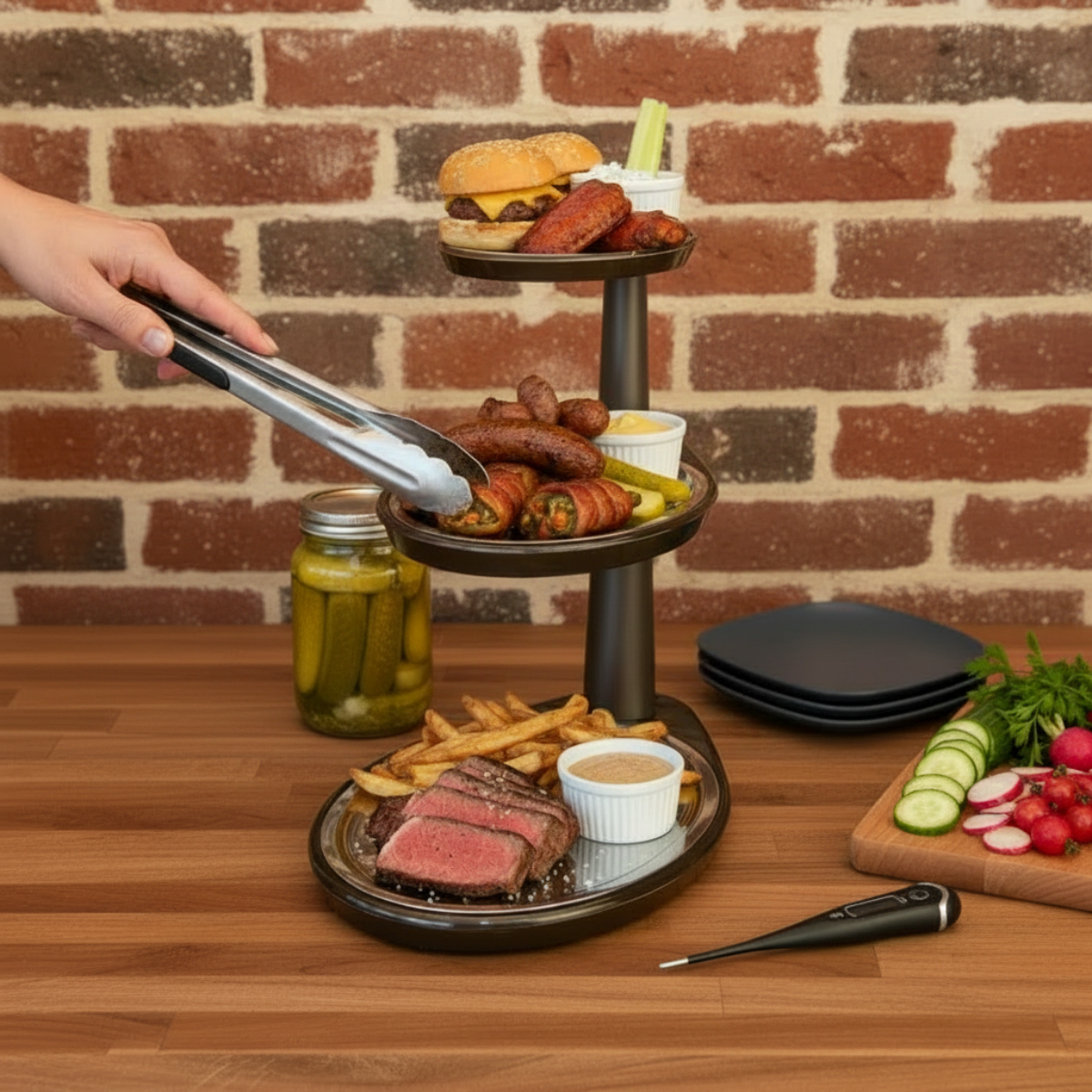 3-Tier Serving Stand