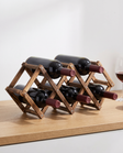 Foldable Wood Wine Rack