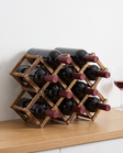 Foldable Wood Wine Rack
