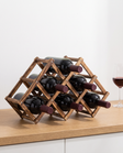 Foldable Wood Wine Rack