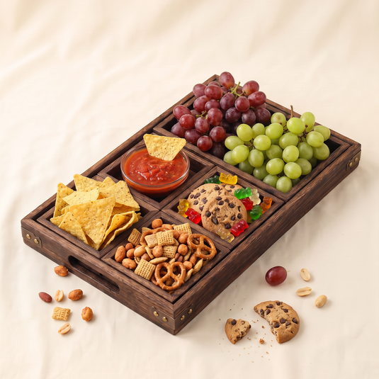 Walnut Wood Snack Tray