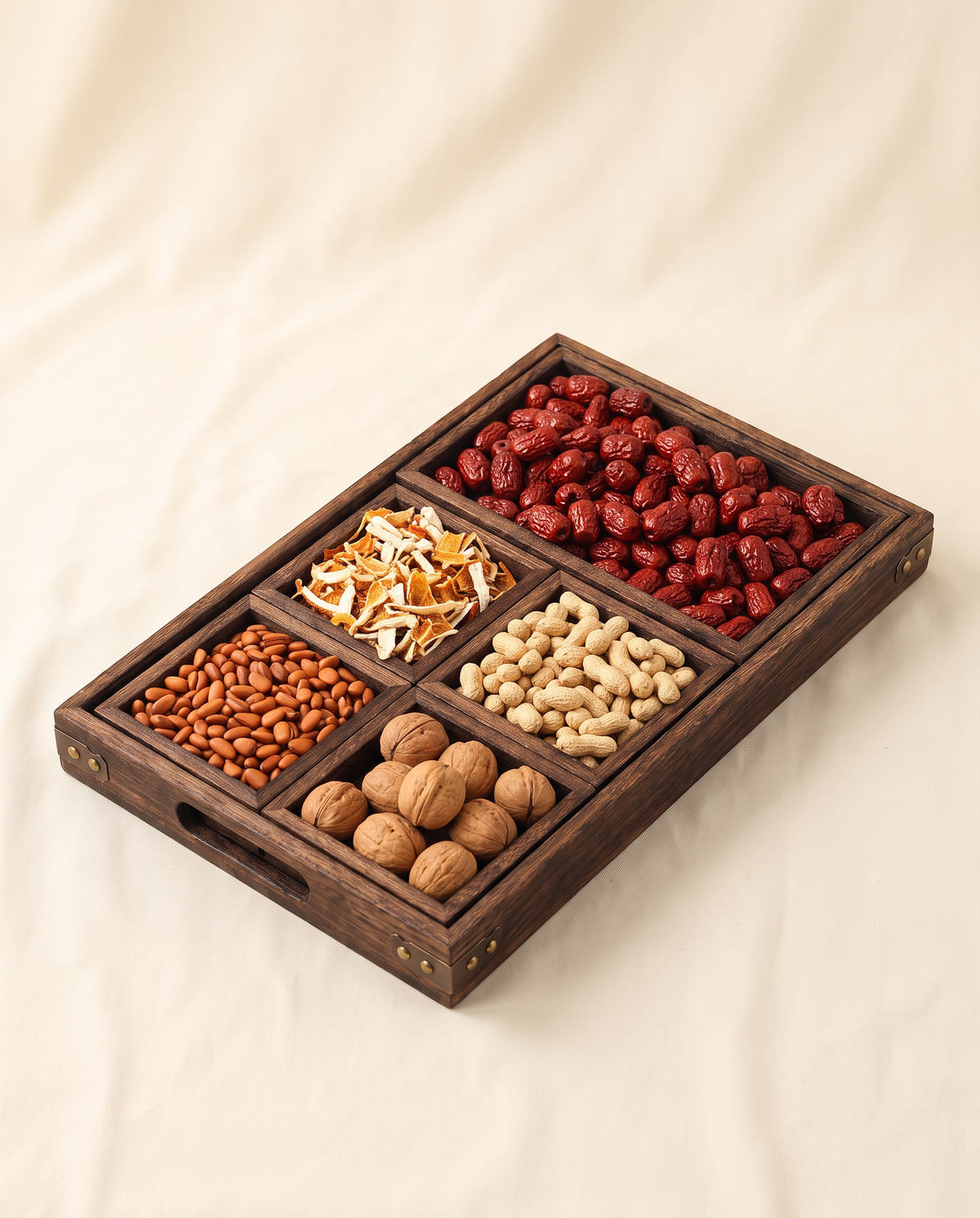 Walnut Wood Snack Tray