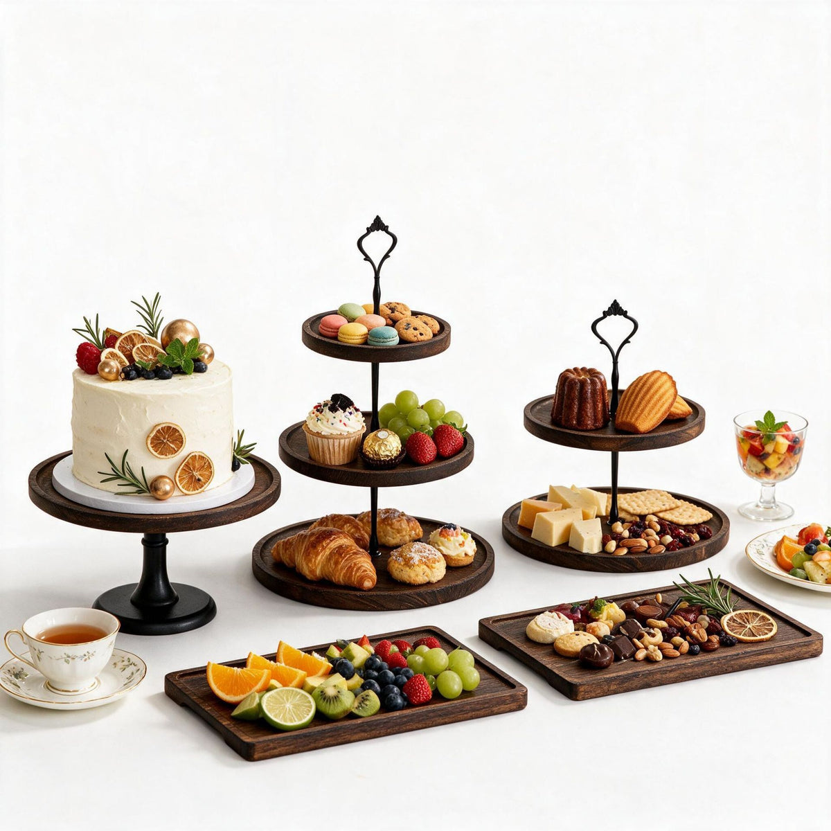 Acacia Wood Decorative Display Tray