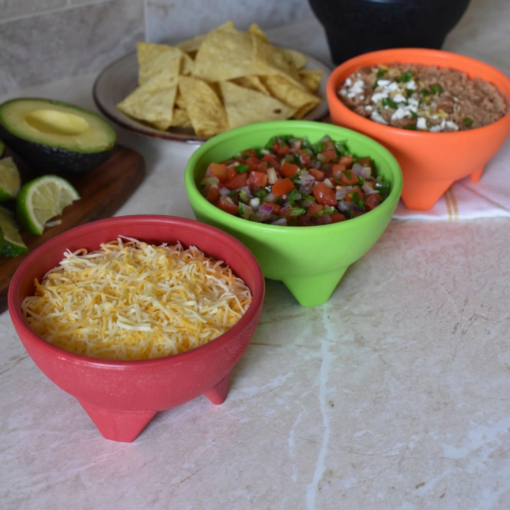 3Pc Salsa & Dip Trio 10Oz