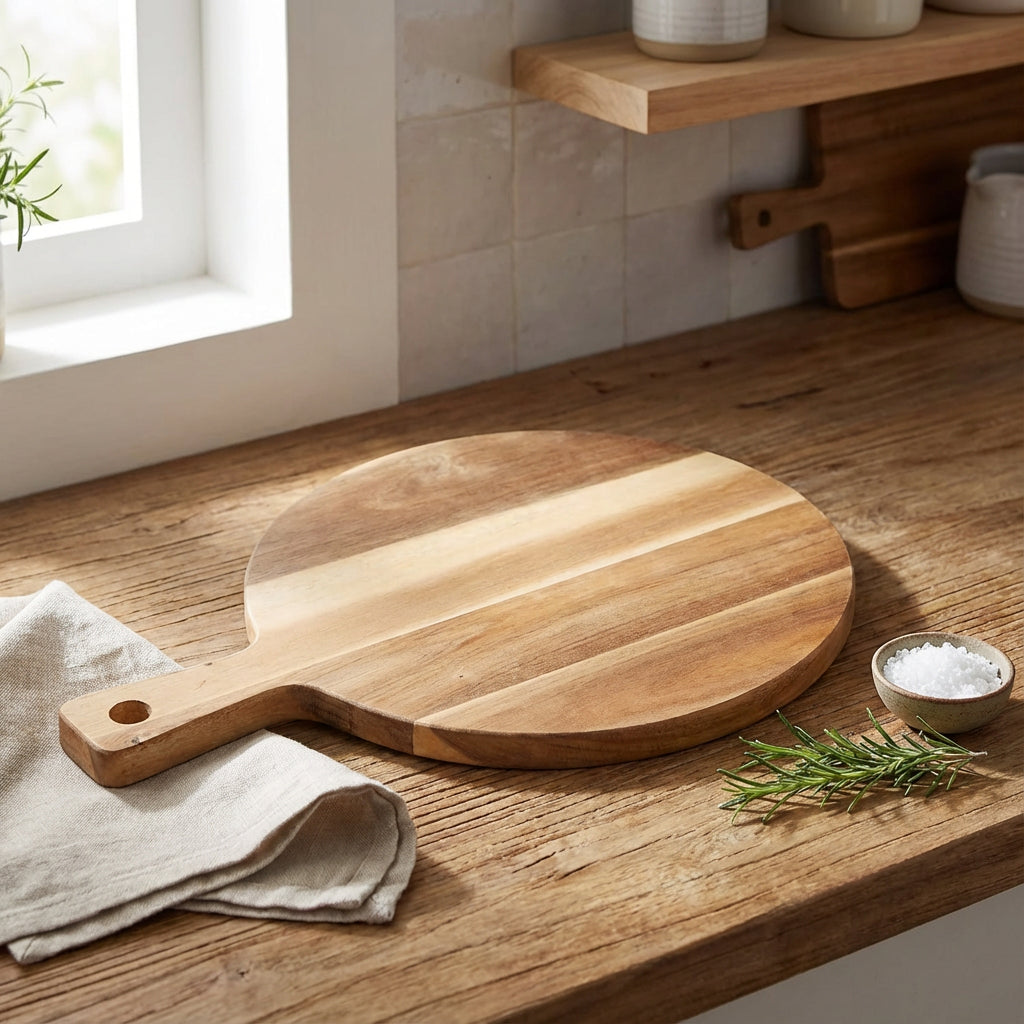 Acacia Wood Cutting Board Set