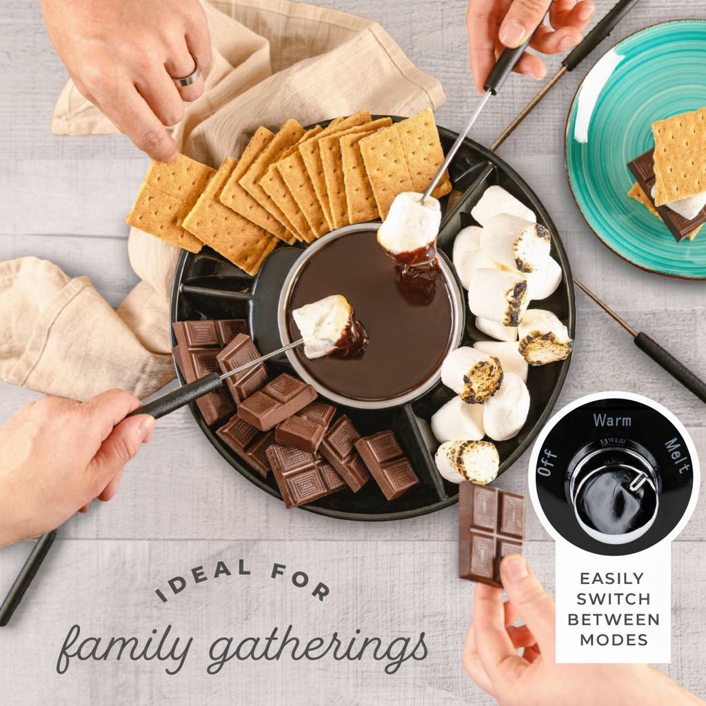 Deluxe Chocolate Fondue Set
