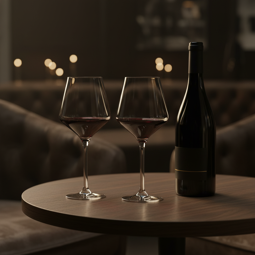 Stemmed Wine Glass Set