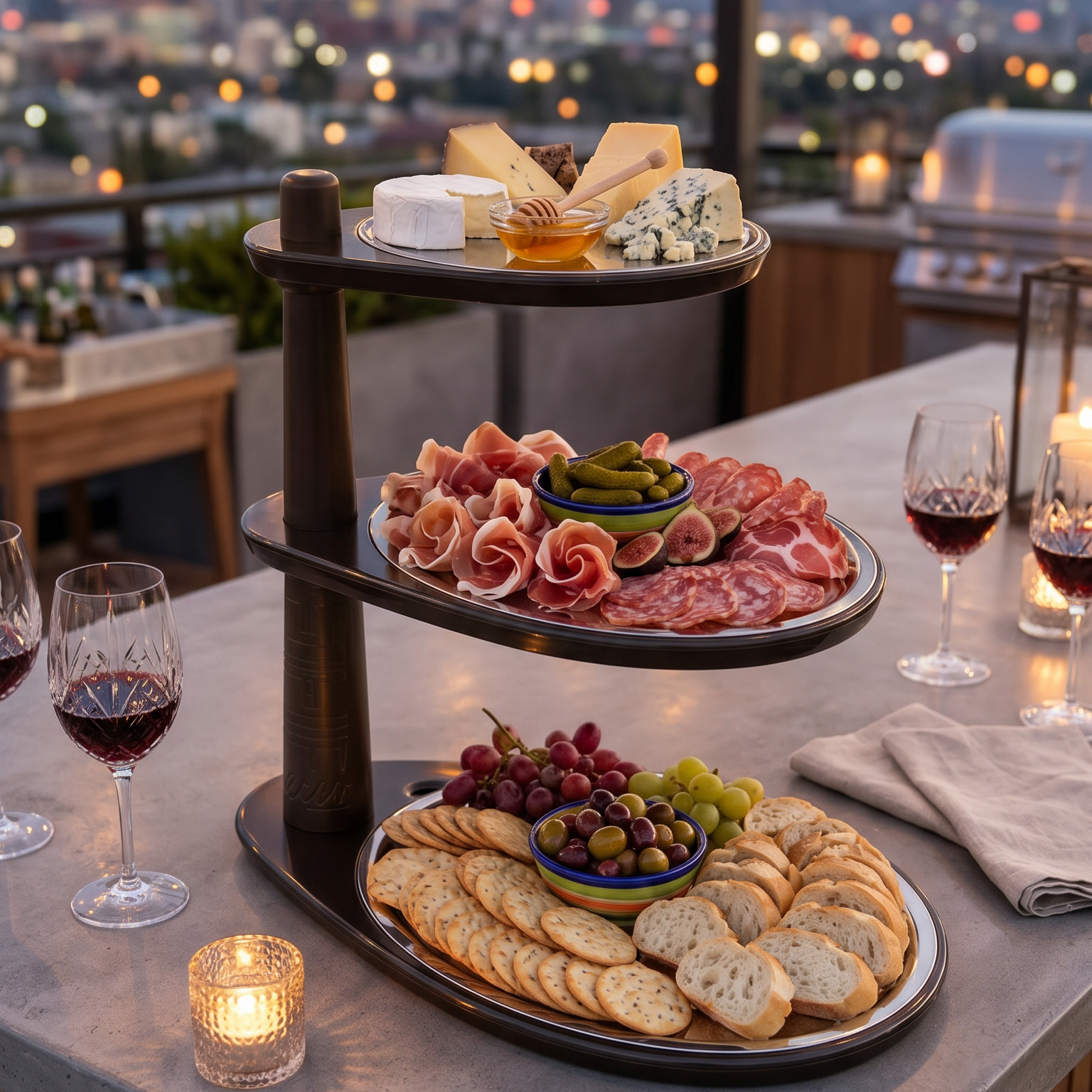 3-Tier Serving Stand