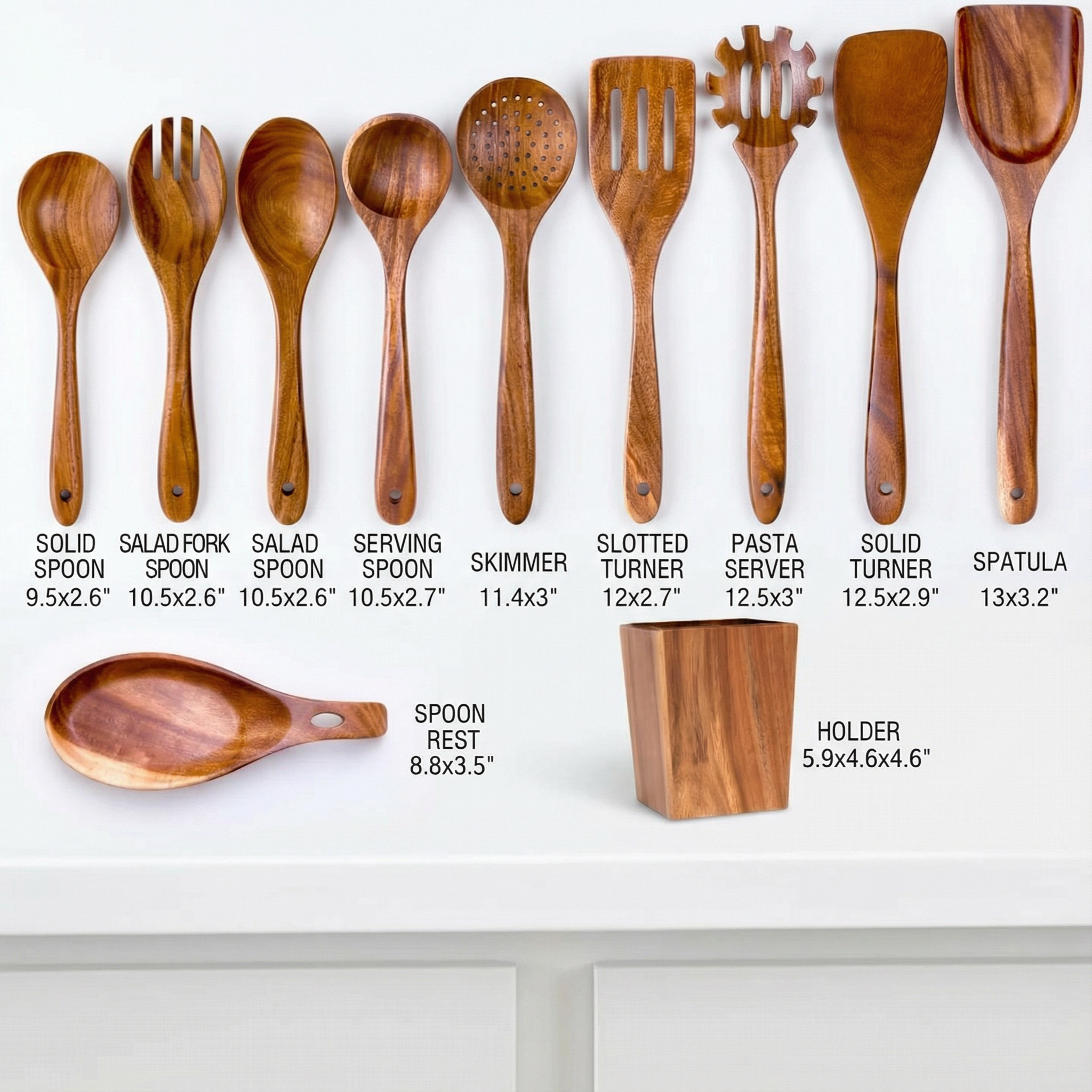 Acacia Cooking Utensil Set (11 ct)