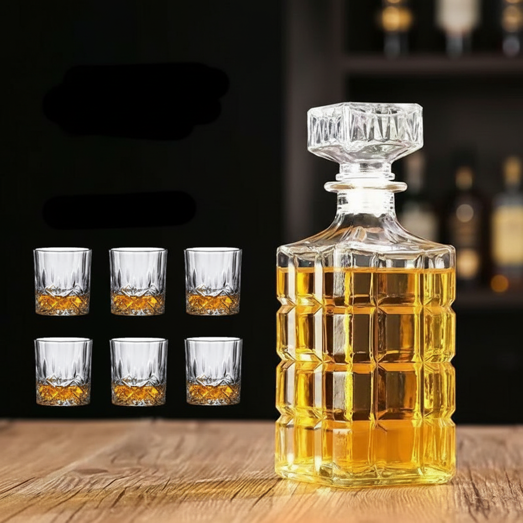 Classic Whiskey Decanter Set