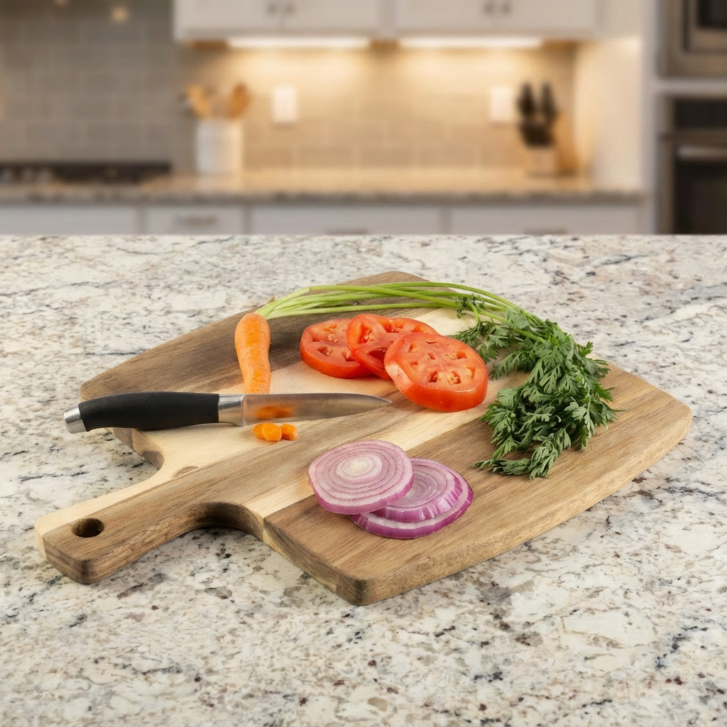 Acacia Wood Cutting Board Set