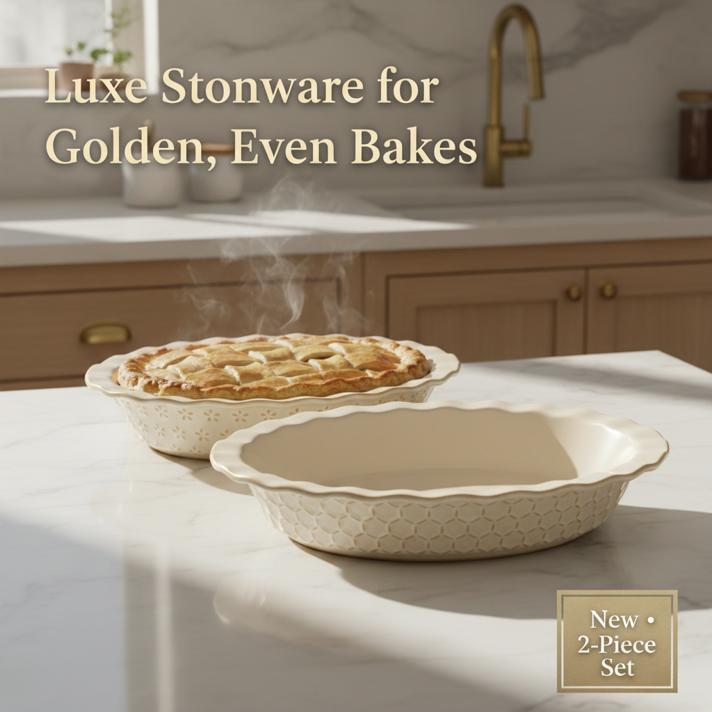 Luxe Fluted Pie Pan