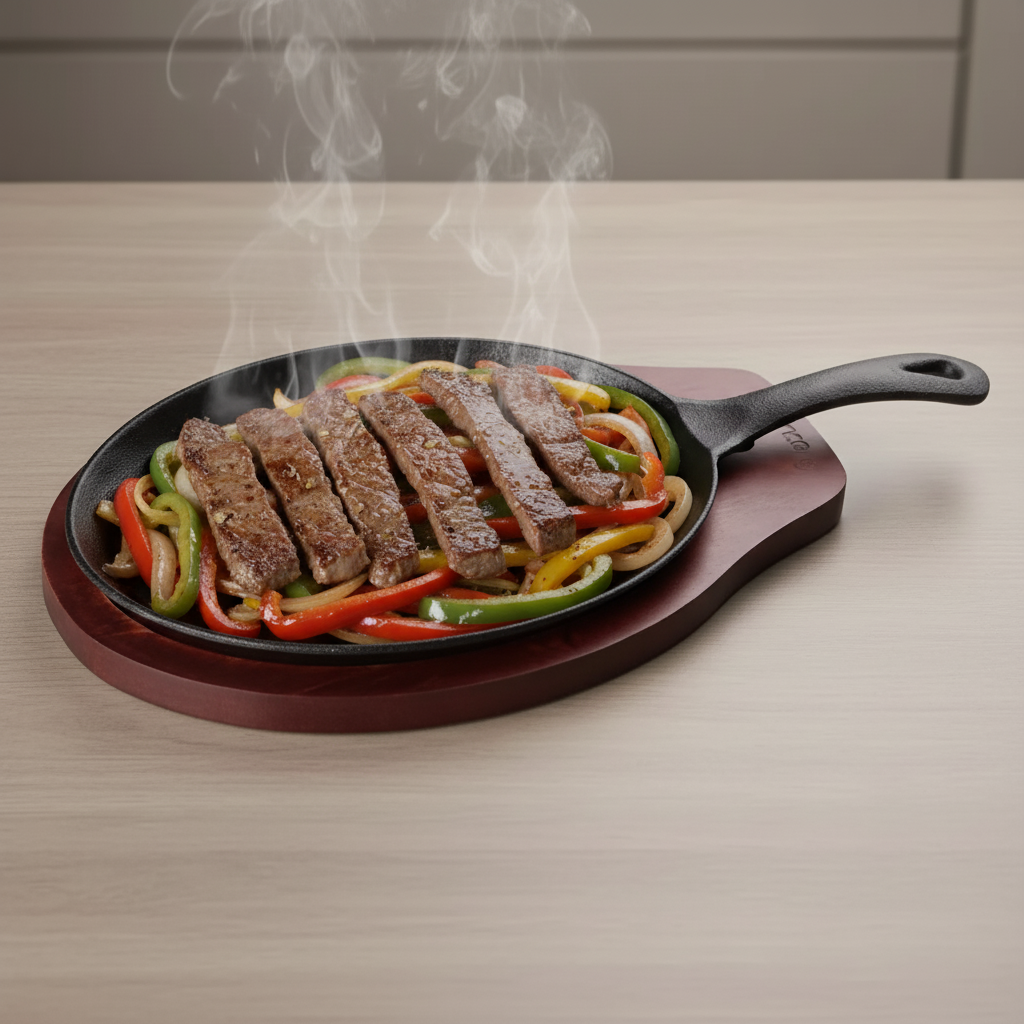 Cast Iron Fajita Skillet
