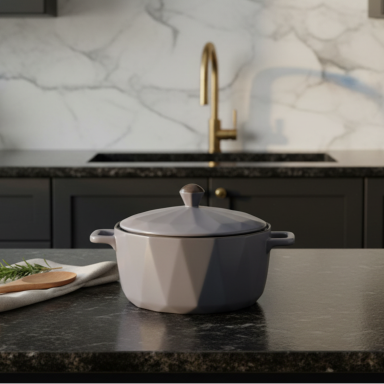 Geometric Ceramic Dutch Oven