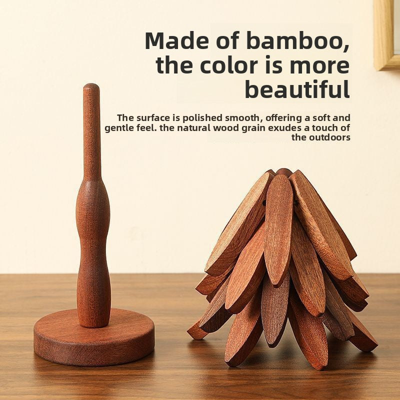 Household Bamboo Heat Insulation Mat