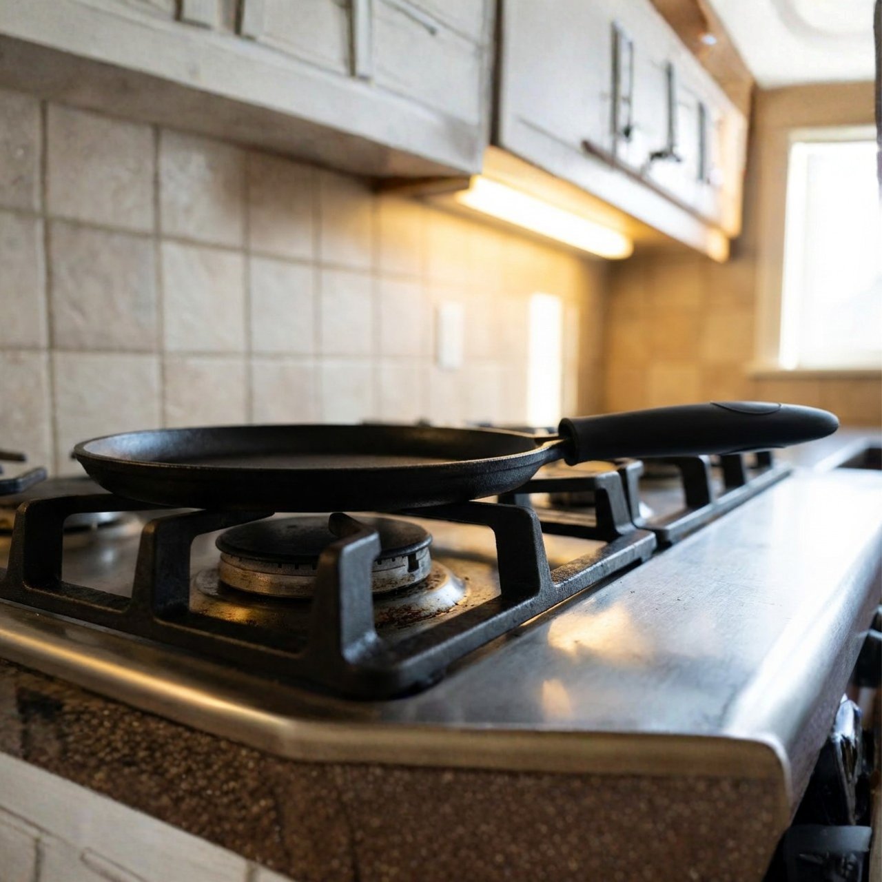 Cast Iron Skillet & Handle Cover