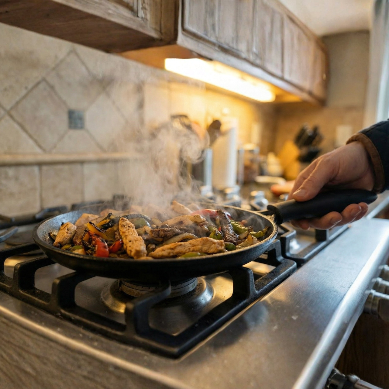 Cast Iron Skillet & Handle Cover